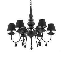 Blanche SP6 lampa wisząca 6x40W E14 czarna